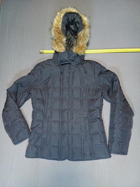 Women GAP Jacket Black Polyester 36 / S / 44