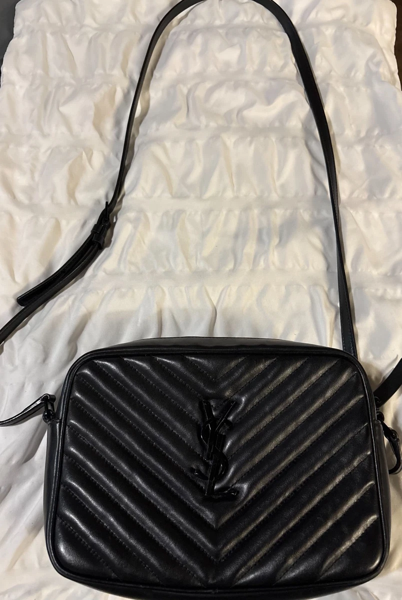 【新品未使用】SAINT LAURENT Lou Crossbody Bag LOU camera bag in quilted leather in Black | Saint Laurent | YSL EN-US