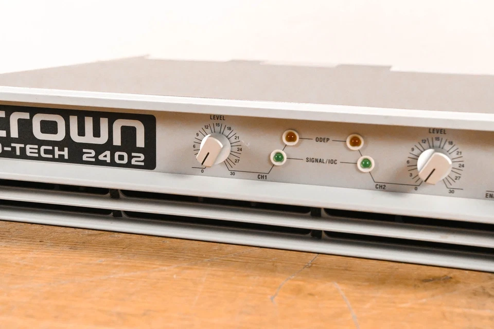 Crown Macro-Tech 2402 2-Channel Power Amplifier CG01UDZ - Image 3 of 4