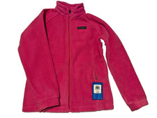 Columbia Girls NEW Benton Springs Fleece Jacket Size L Pink Large