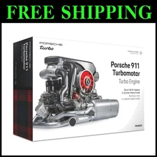 Interactive Porsche 911 Turbo 1:3 Scale Engine Kit with Sound & Instruction Book