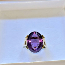 Ring Statement GG 585 mit Amethyst