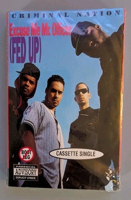   Criminal Nation Excuse Me Mr Officer Cassette Single 1992 Nastymix New Sealed
