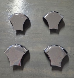 3.25 Inch Chrome Corner Caps For Pool Table