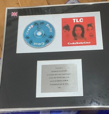 Uk disc award genuine TLC CRAZYSEXYCOOL