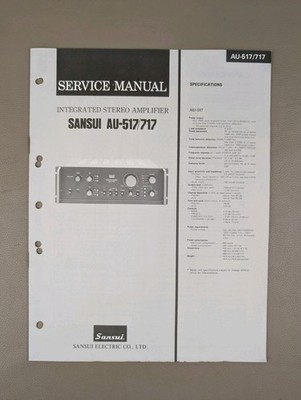 Sansui AU-517/717 Integrated Stereo Amplifier D-1613