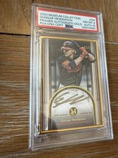 Gunnar Henderson Signed 2024 Museum Collection Framed Gold /10 PSA 8 Auto 10