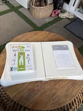 Nintendo Wii Balance Board with manual Bluetooth w/ Wii Fit Plus Tested