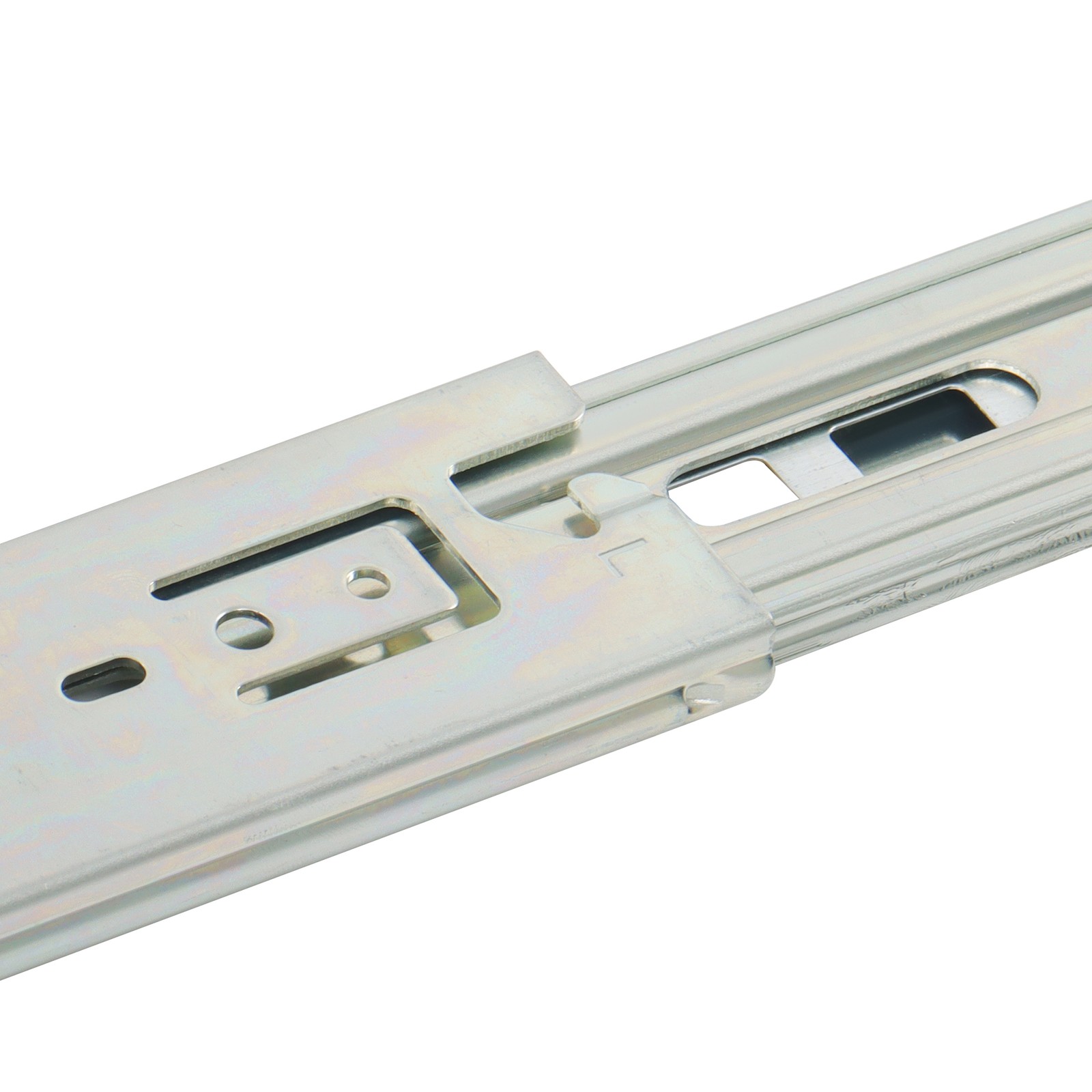 1 Pair Locking Drawer Slides 16 Inch Full Extension & Lock 150 lb Load Capacity