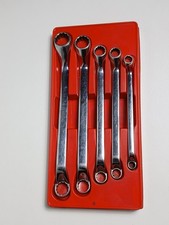 Snap-on Xo605 Sae Deep Offset Double Box End 5pc Wrench Set