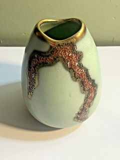 Wonderful MCM 1960's Jasba Keramik Lava Vase West Germany 6"
