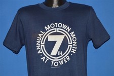 vintage 70s 7TH ANNUAL MOTOWN MONTH AT TOWER RECORDS 1978 t-shirt MEDIUM M