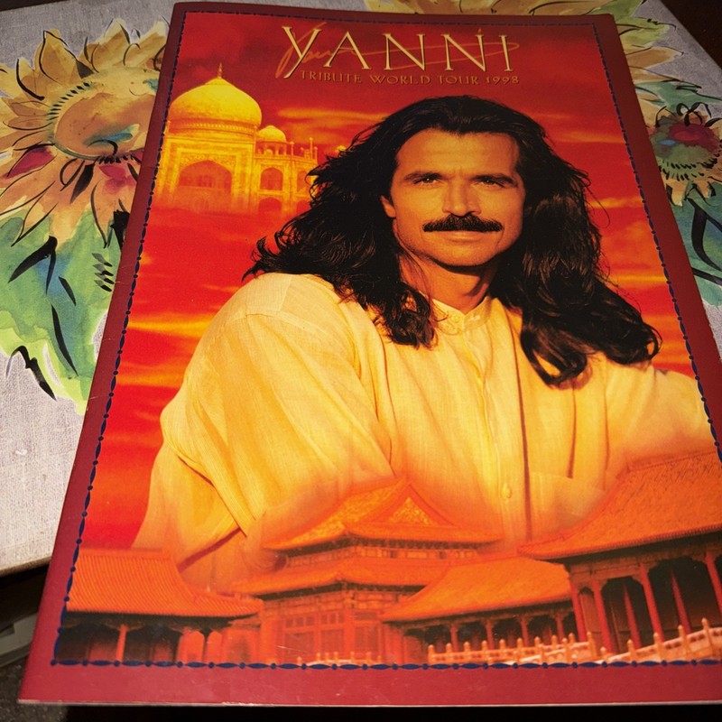 Yanni Tribute World Tour Program 1998 Official  Photos Music With Show Tickets