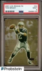 2001 UD Rookie F/X #54 Tom Brady New England Patriots PSA 9 MINT