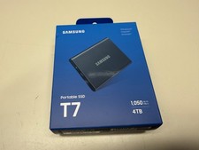 NEW SAMSUNG T7 4TB PORTABLE SSD 1050MB/s WIND...