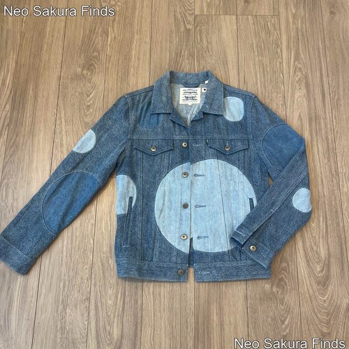 Veste LEVI’S MADE&CRAFTED × OFF-WHITE Indigo - Taille M - Occasion (effilochages)
