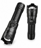 2X Led Taschenlampe Super Hell Fackel - Taktisches Fackel - Zoom - Wasserfest