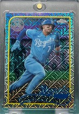 BOBBY WITT JR RARE MOJO REFRACTOR CHROME SPORTS CARD TOPPS ROYALS MINT