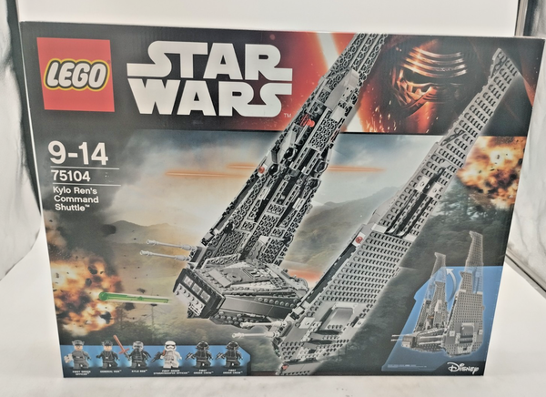 Lego 75104 Kylo Ren's Command Shuttle Misb Neu Star Wars Episode 7 Figuren-image