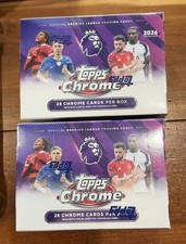 2026 Topps Chrome Premier League EPL Soccer Blaster Box LOT X 2 🔥 Sealed 
