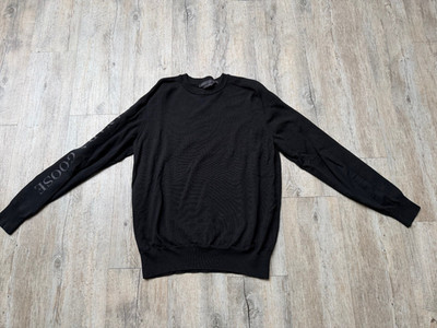 Canada Goose Pullover Wolle Zippulover Schwarz Fleece Größe L