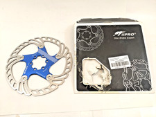 DJC Bicycle Stainless Steel Disc Bike Brake BLUE Center 180mm AR18 X003D4J4NF