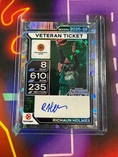 2025 RICHAUN HOLMES PANINI CONTENDERS EUROLEAGUE AUTOGRAPHED AUTO CARD #VST-HOL