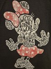 Vintage Disney Minnie Mouse Graphic Heavy Weight Tee Small Black — photo 2