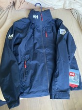 Helly Hansen Mens Navy Crew Hooded Jacket 2.0...