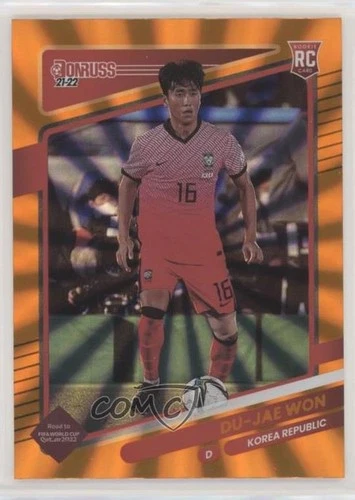2021-22 Panini Donruss Road to Qatar Holo Orange Laser Du-jae Won #140