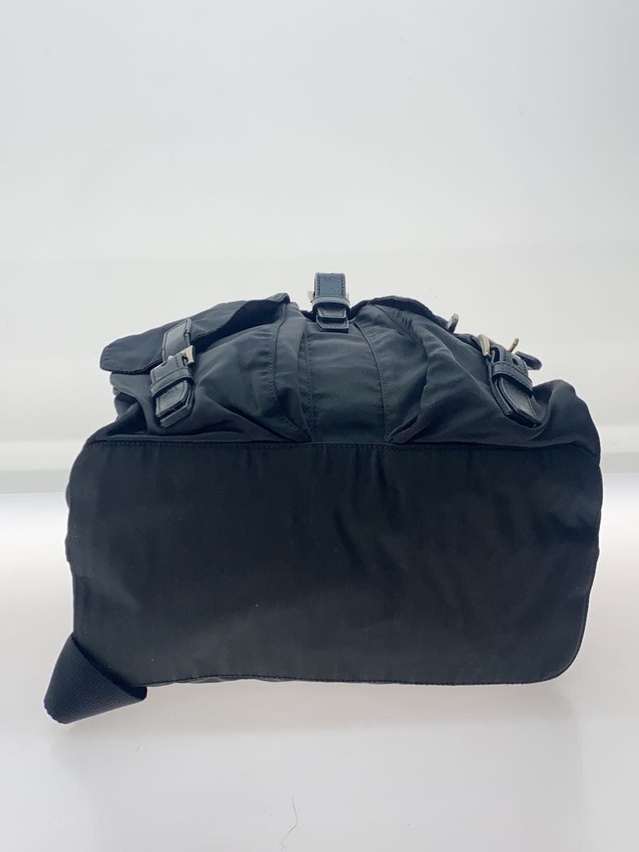 PRADABackpack Rucksack Nylon BLK Plain b6677f Used thumbnail 4