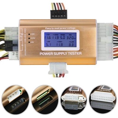Netzteiltester Laptop Computer PC SATA IDE ATX ITX PCIe 40W