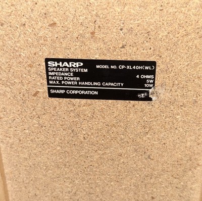 Sharp XL30 Audio Shelf System for sale online | eBay Australia
