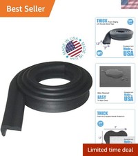 Jumbo Edge Cushion 6Ft Black Child Safety Edge Guard, Babyproof Furn...