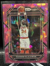 2022-23 Prizm - Hakeem Olajuwon #290 Pink Cracked Ice - Good Centering - Sharp☄️
