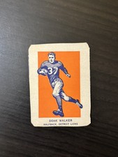 Doak Walker 1952 Wheaties Action Hand Cut Card Detroit Lions Hall of Fame HOF
