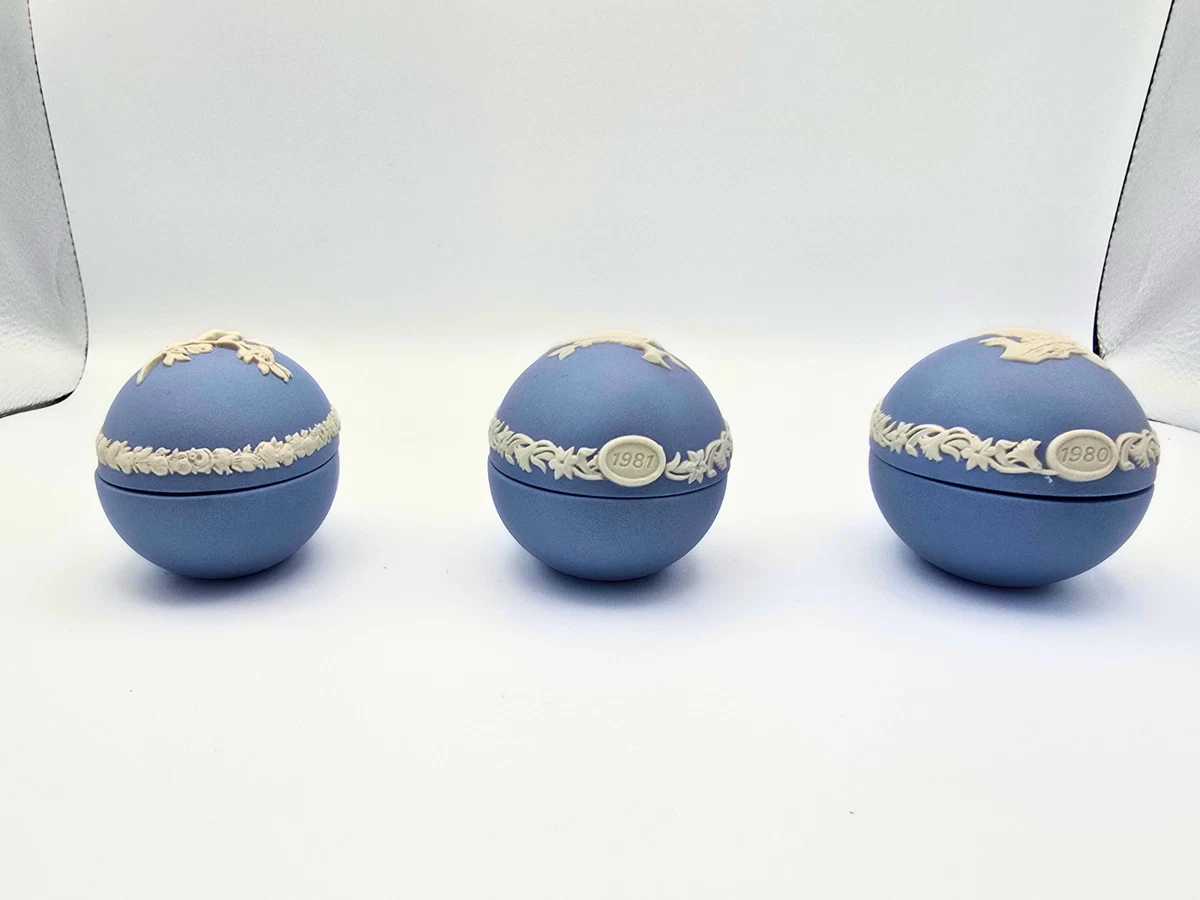 Wedgwood Egg Trinket Boxes - Jasperware & Bone China - Available individually