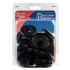 Tectran 16204 Air Brake Gladhand Seal   Surface Sealing Type, Black