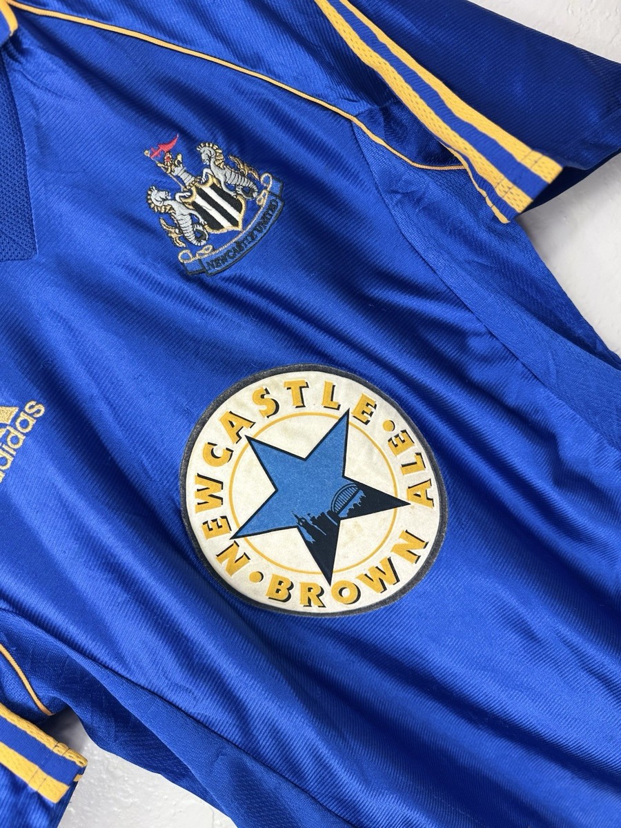 Vintage Newcastle United 1996/97 Away Shirt Adidas Brown Ale