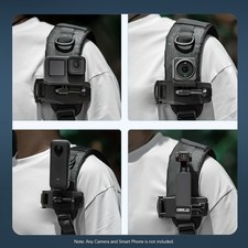 Backpack Camera Mount Strap Clip Mount Quick Release 360 Rotatable XHTU