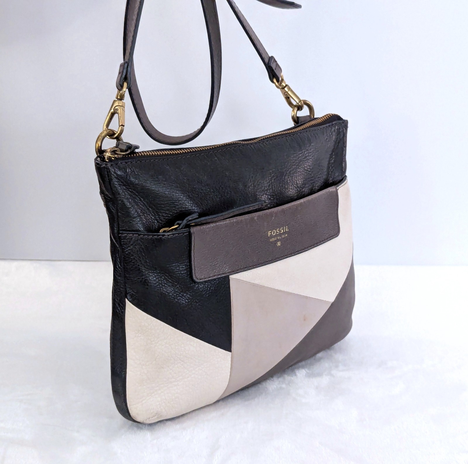 Fossil Genuine Patchwork Leather Purse Multicolor… - image 3