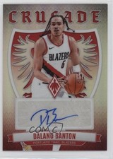 2023-24 Panini Phoenix Crusade Signatures Dalano Banton #CS-DBA Auto 1q1t