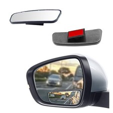 2PCS Rectangle Blind Spot Mirror for Car, Adjustable Wide Angle Mirror with F...