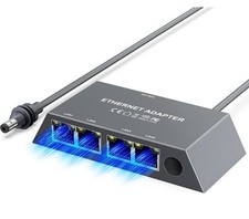 4-Port Starlink Ethernet Adapter for Gen 3 Mini - Wired Internet Up to 1Gbps