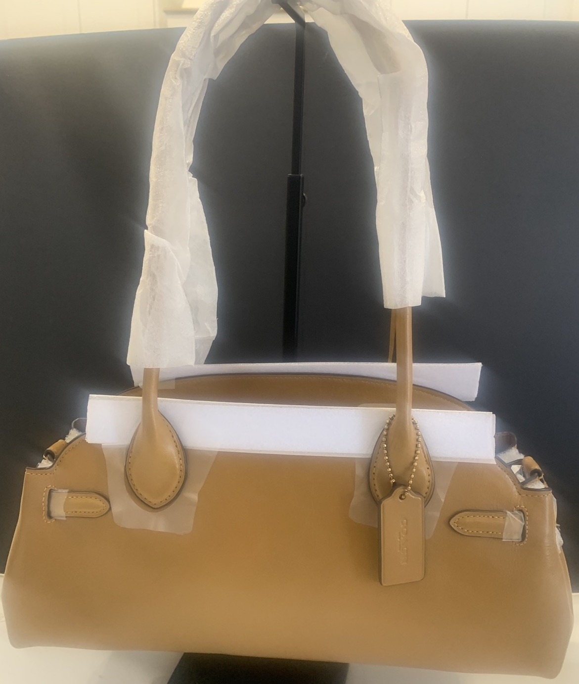 NWT COACH Empire Carryall Bag 34 Honey Brown