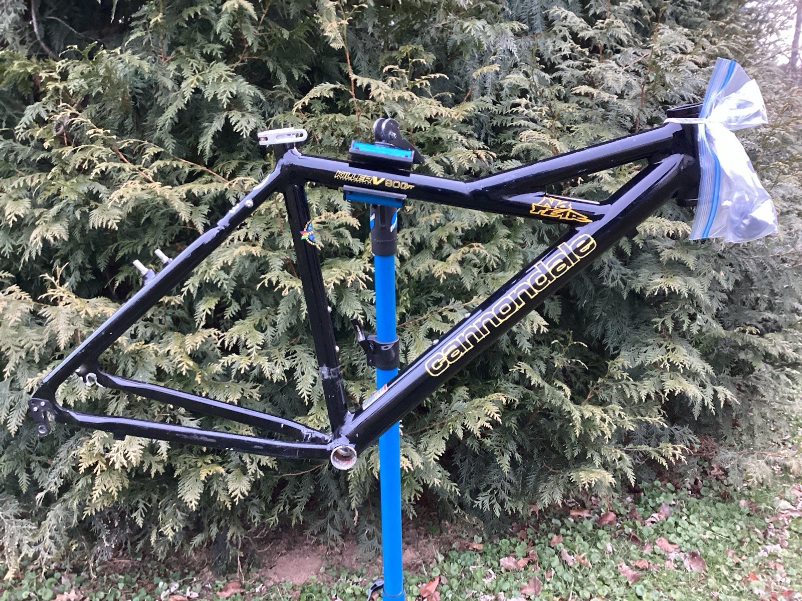 Cannondale Killer V 900 19” VINTAGE Large MADE IN USA Mountain Bike Frame 1 1/8