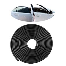 16.3ft Car Door Edge Protectors, Door Edge Guard, U-Shaped Rubber Edge Black