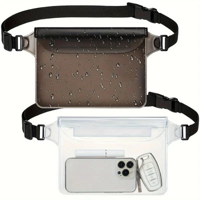 Beach Swimming Waterproof Underwater Waist Bag Pouch Dry Case Pack Pocket Wallet - Image 1 of 4