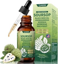 Soursop Bitters Liquid Drops Extract Organic Graviola Fruit Leaf Made in USA