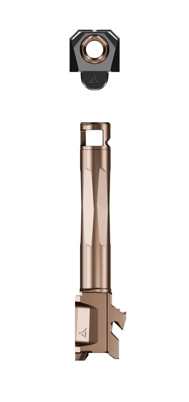 Radian Radian RAMJET Barrel w/ AFTERBURNER Compensator Fits Glock 19 Gen4 Bronze